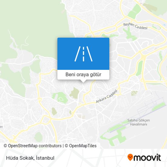 Hüda Sokak harita