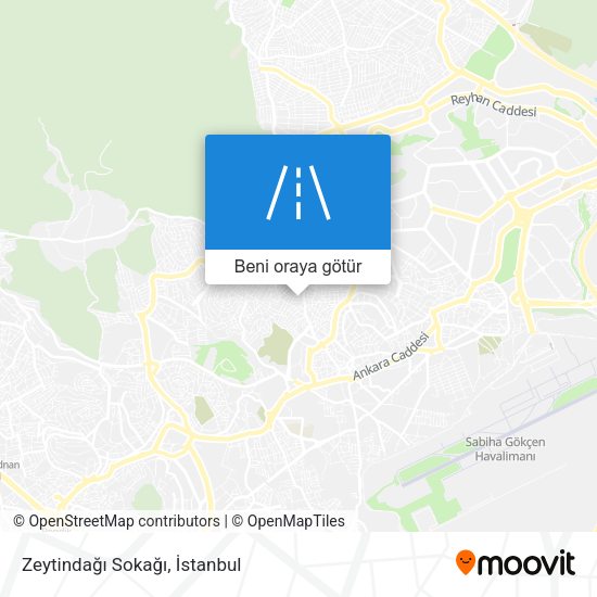 Zeytindağı Sokağı harita