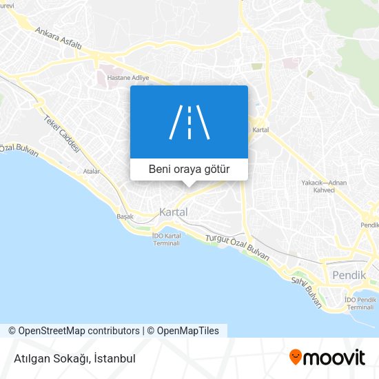 Atılgan Sokağı harita