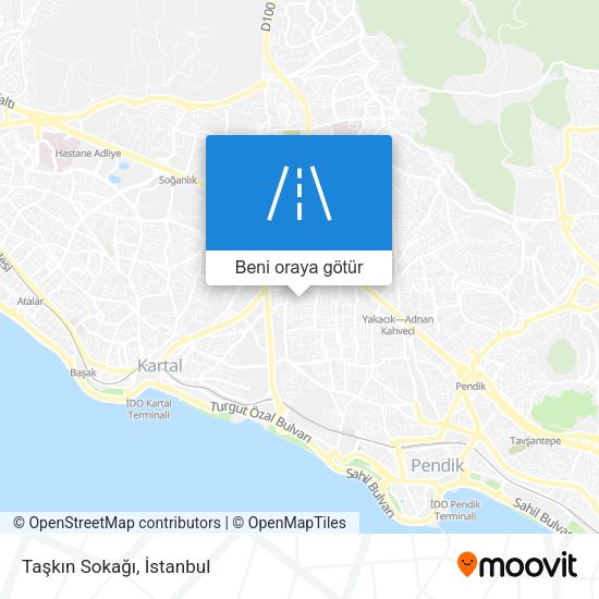Taşkın Sokağı harita