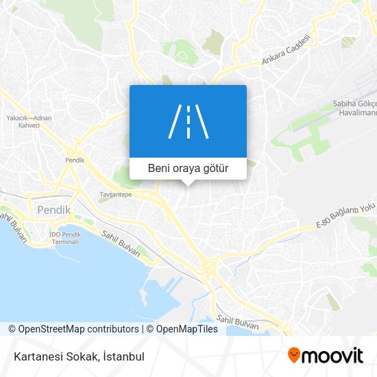 Kartanesi Sokak harita