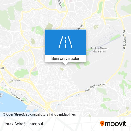 İstek Sokağı harita