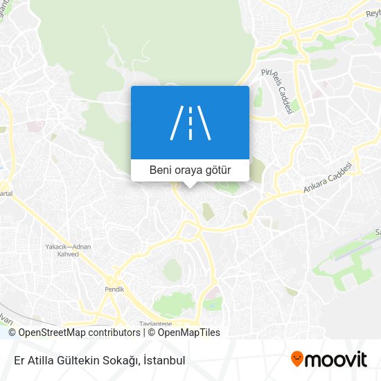 Er Atilla Gültekin Sokağı harita