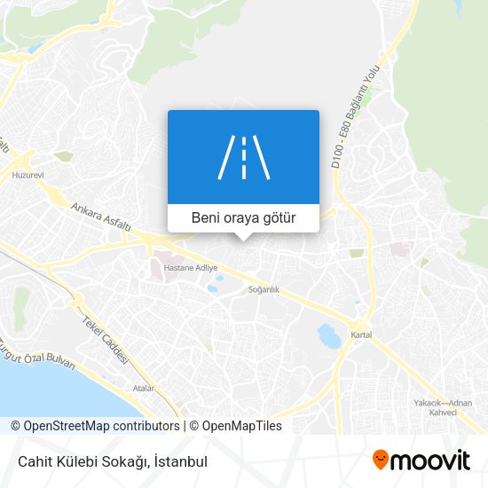 Cahit Külebi Sokağı harita