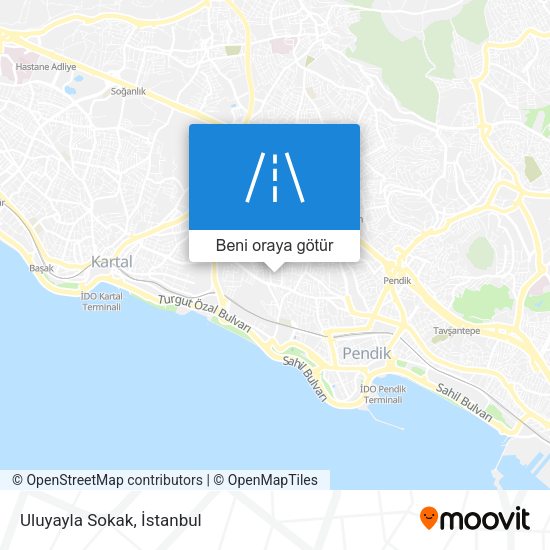 Uluyayla Sokak harita