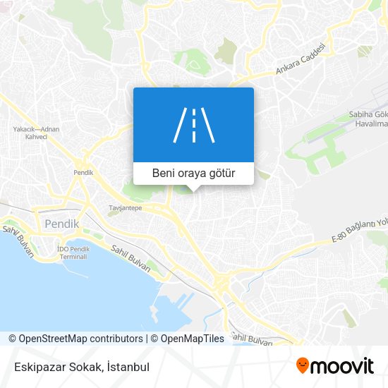 Eskipazar Sokak harita