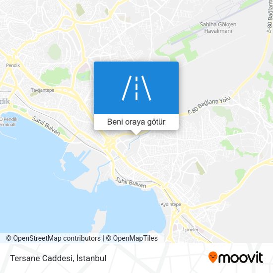 Tersane Caddesi harita