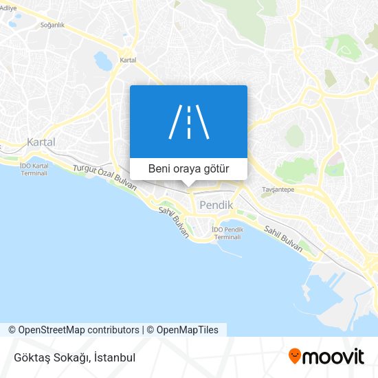 Göktaş Sokağı harita