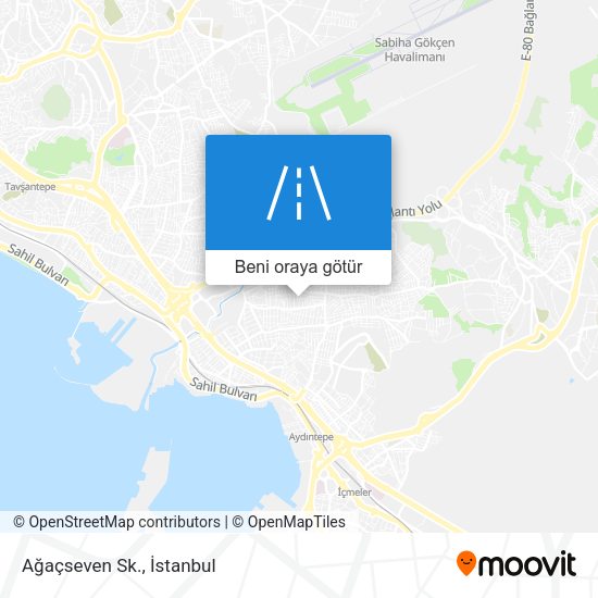 Ağaçseven Sk. harita