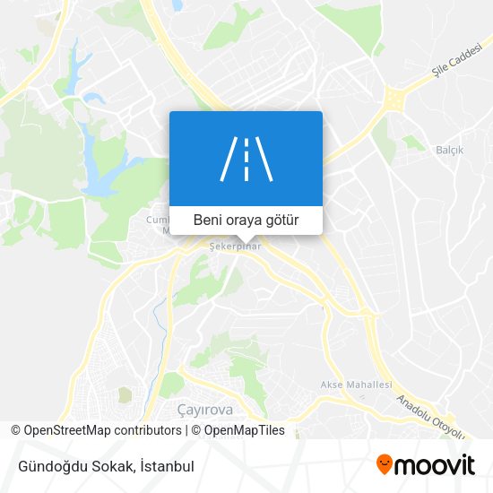 Gündoğdu Sokak harita