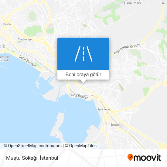 Muştu Sokağı harita