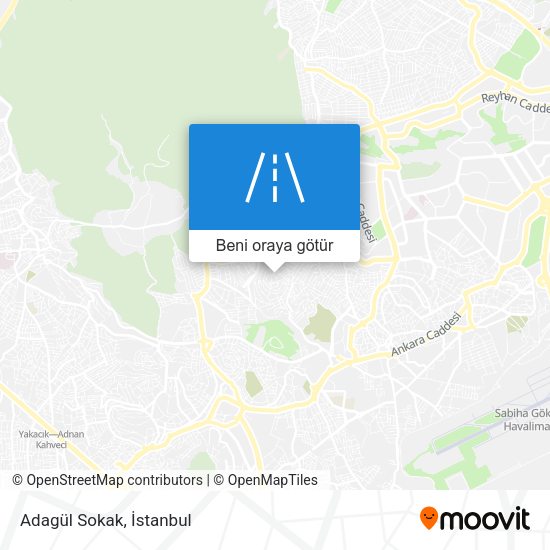 Adagül Sokak harita