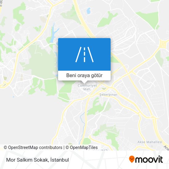Mor Salkım Sokak harita