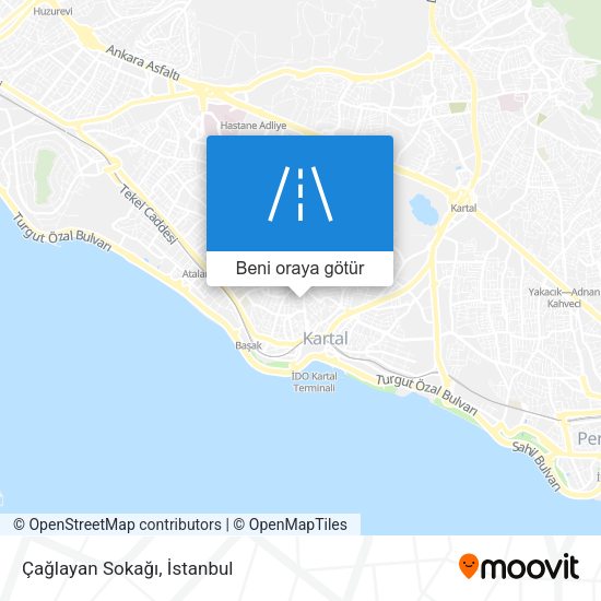 Çağlayan Sokağı harita
