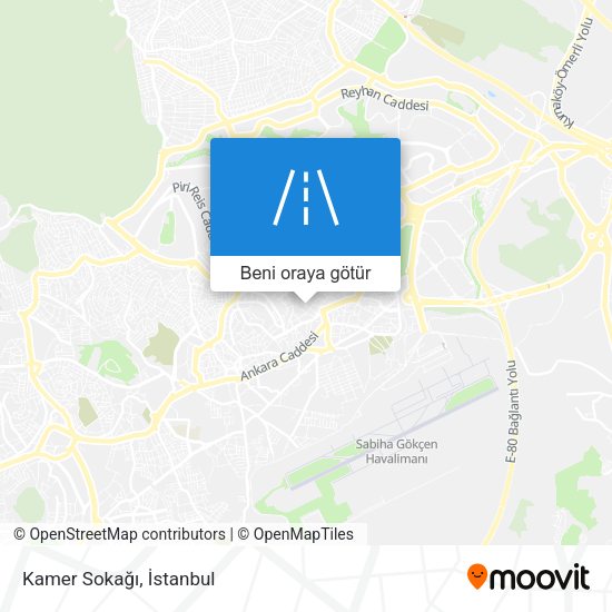 Kamer Sokağı harita