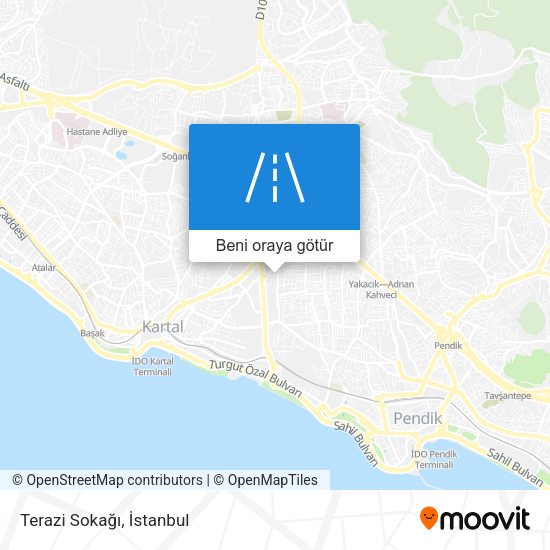 Terazi Sokağı harita