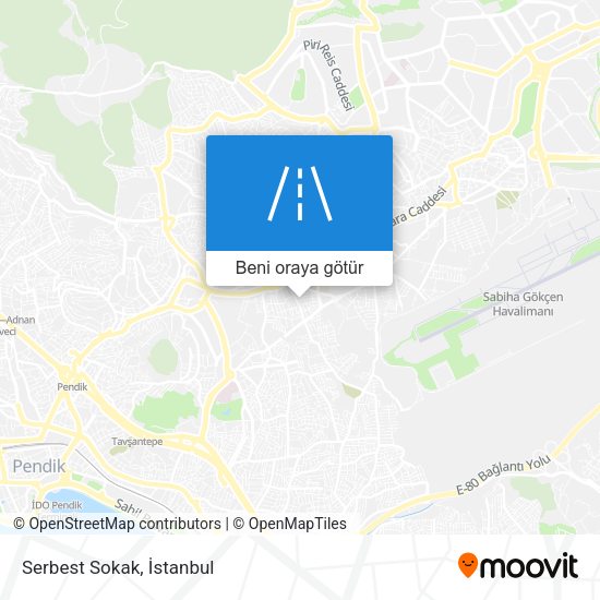 Serbest Sokak harita