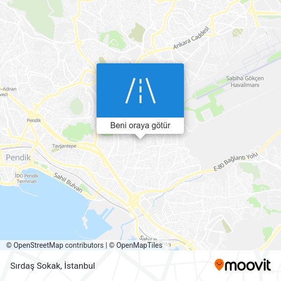 Sırdaş Sokak harita