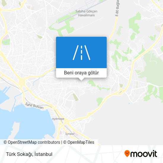 Türk Sokağı harita