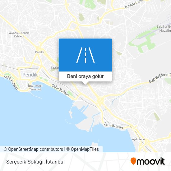 Serçecik Sokağı harita
