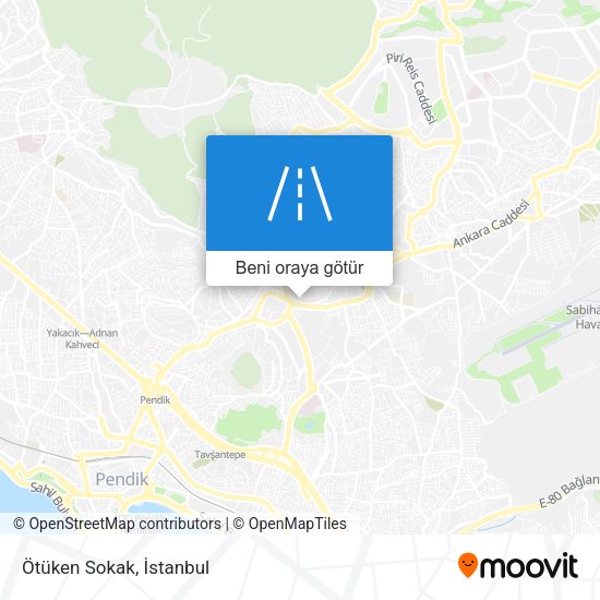 Ötüken Sokak harita