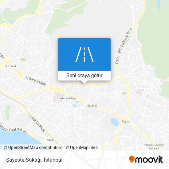 Şayeste Sokağı harita