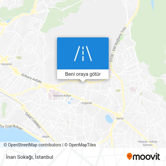 İnan Sokağı harita