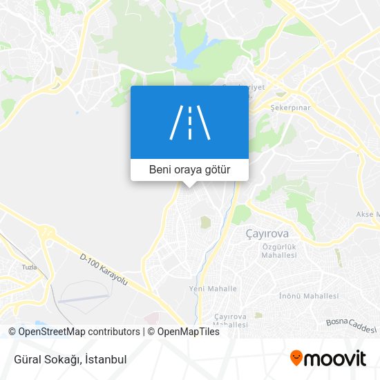 Güral Sokağı harita