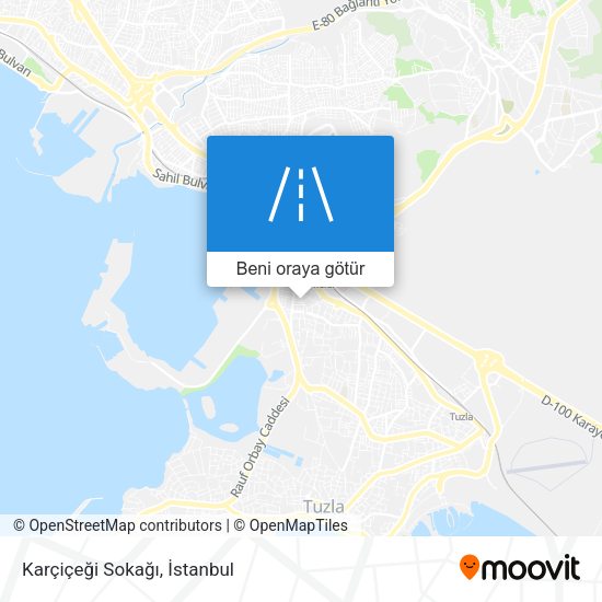Karçiçeği Sokağı harita