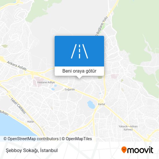 Şebboy Sokağı harita