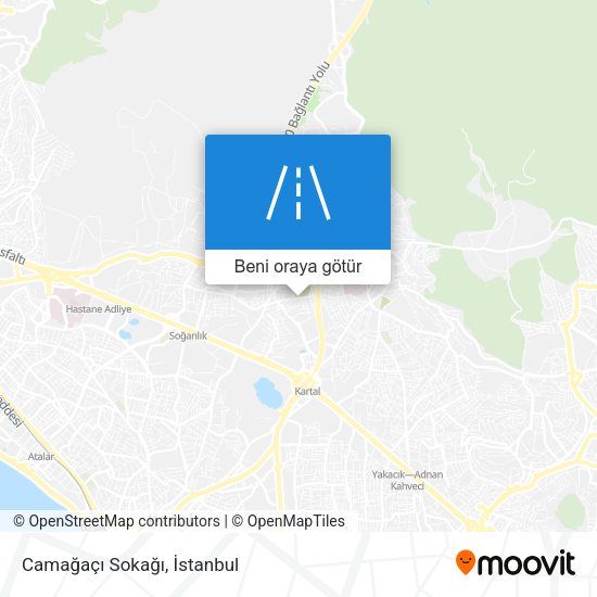 Camağaçı Sokağı harita