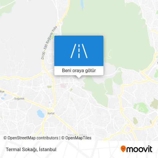 Termal Sokağı harita