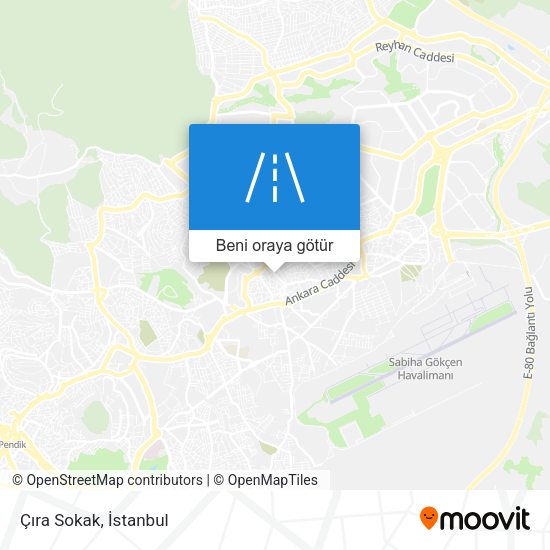Çıra Sokak harita