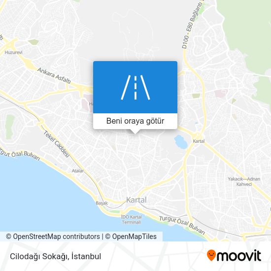 Cilodağı Sokağı harita