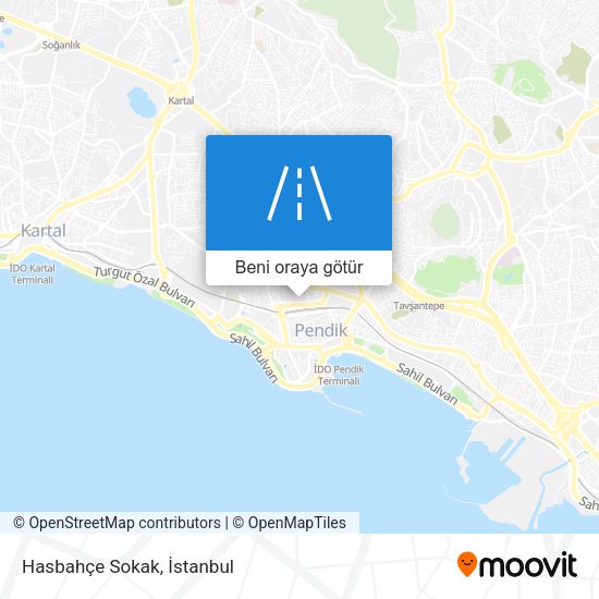 Hasbahçe Sokak harita