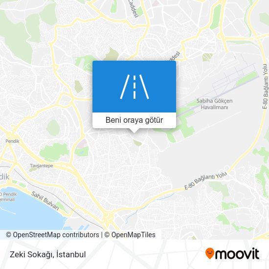 Zeki Sokağı harita