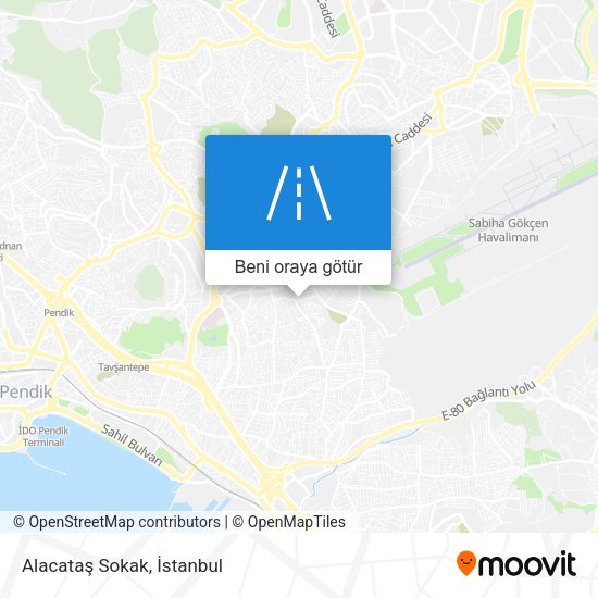 Alacataş Sokak harita
