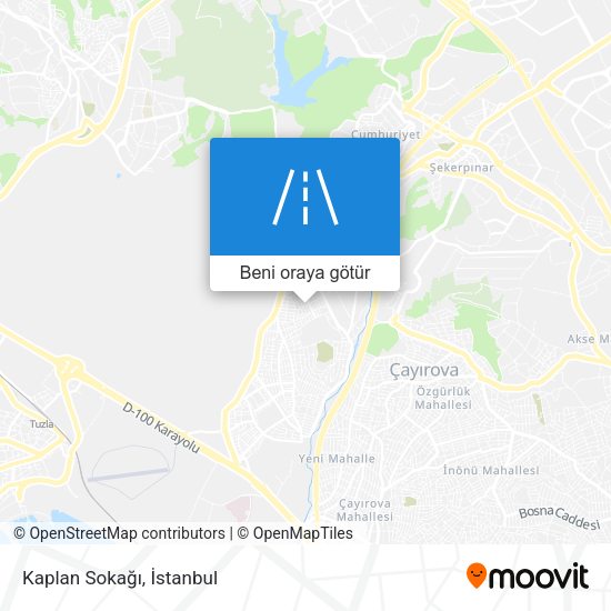 Kaplan Sokağı harita