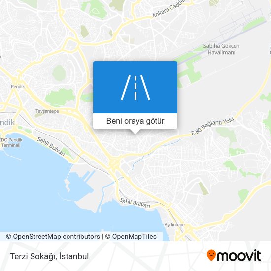 Terzi Sokağı harita