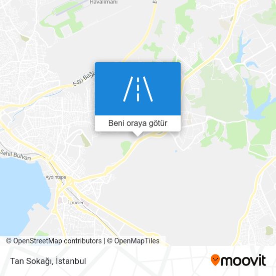 Tan Sokağı harita