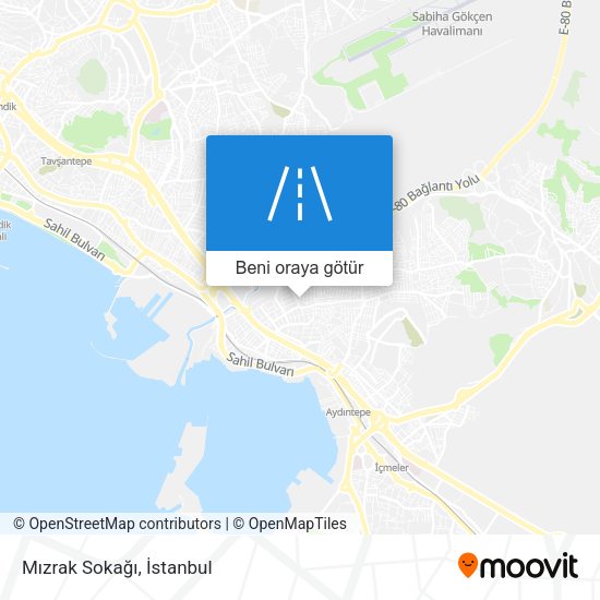 Mızrak Sokağı harita