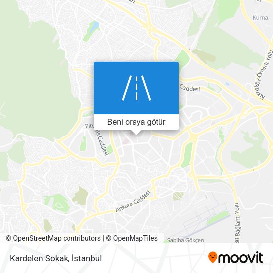 Kardelen Sokak harita