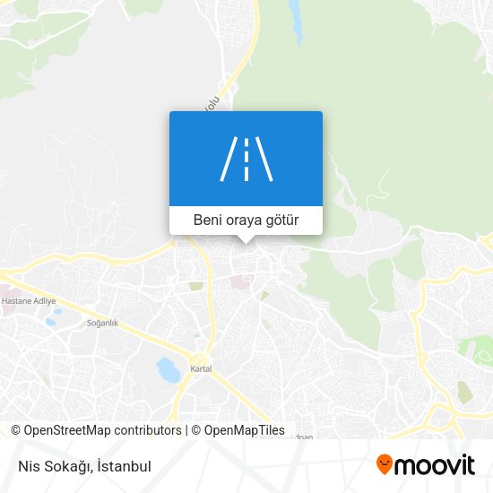 Nis Sokağı harita