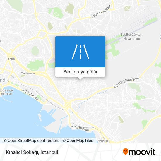 Kınalıel Sokağı harita