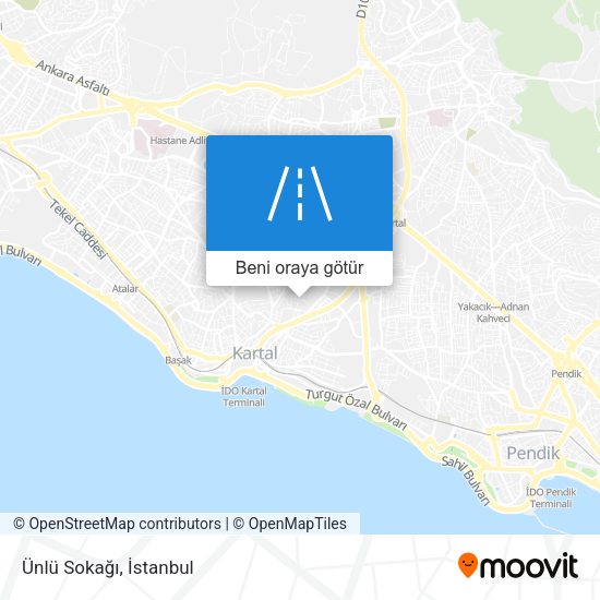 Ünlü Sokağı harita