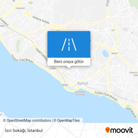 İzci Sokağı harita