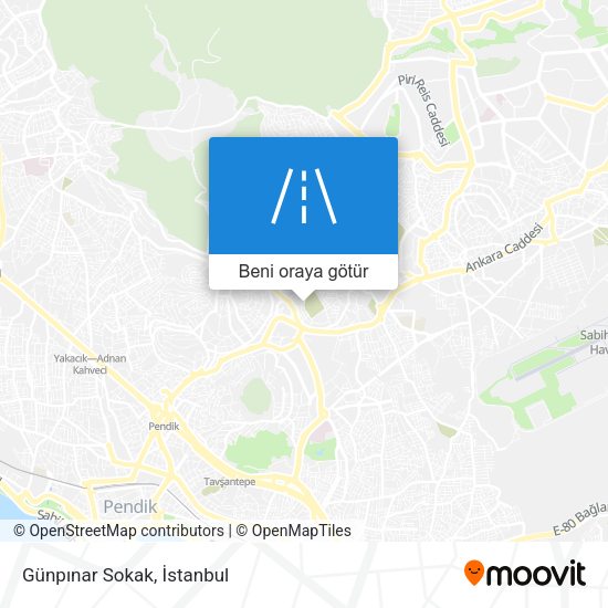 Günpınar Sokak harita