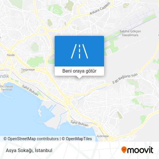 Asya Sokağı harita
