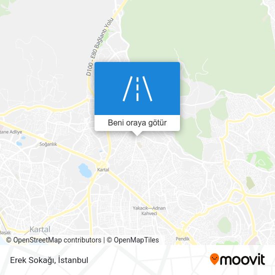 Erek Sokağı harita