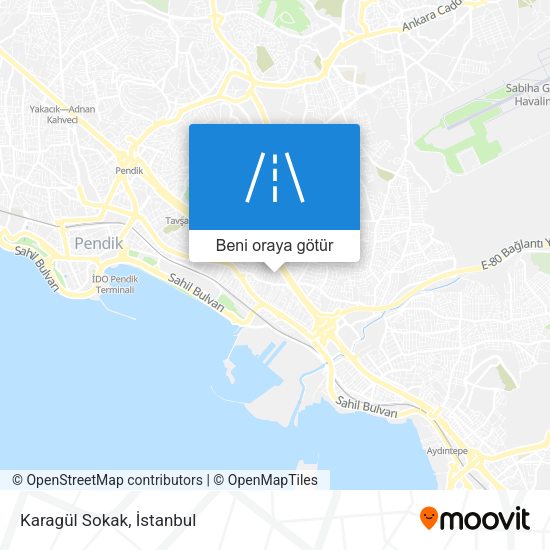 Karagül Sokak harita